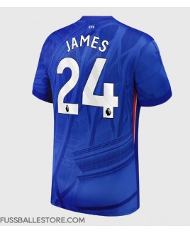 Günstige Chelsea Reece James #24 Heimtrikot 2025-26 Kurzarm